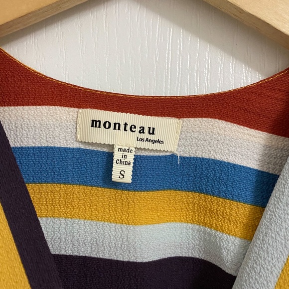 Monteau Striped Blouse - Picture 3 of 3